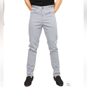 Barabas Discretion‎ Pants Blue/Grey Cotton Sleek Look Pants Jeans Size 36